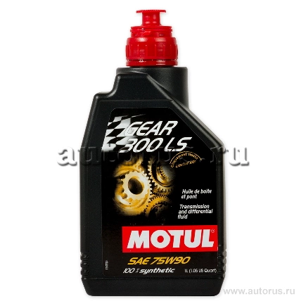 Масло трансмиссионное Motul Gear 300 LS 75W90 1 л купить 2 999 ₽