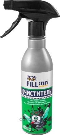 Очиститель следов насекомых и древесных почек спрей 400 мл FILLinn купить 330 ₽