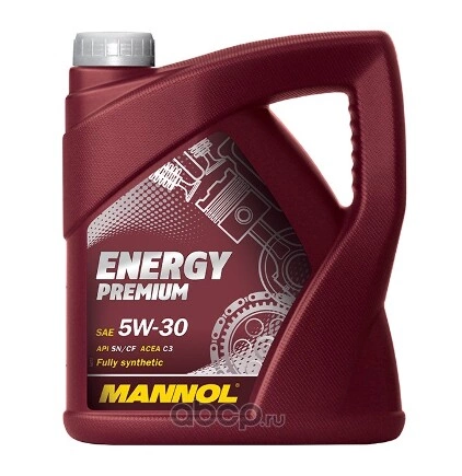 Масло моторное MANNOL ENERGY PREMIUM 5W-30 4 л купить 3 145 ₽