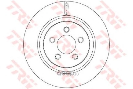 Диск тормозной передний TRW купить 7 857 ₽