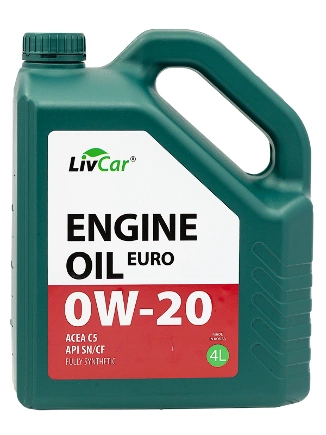 Масло моторное LivCar Euro 0W-20 синтетика 4 л. купить 4 096 ₽