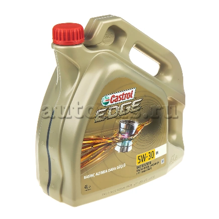 Масло моторное CASTROL EDGE M 5W-30 синтетическое 4 л купить 4 949 ₽