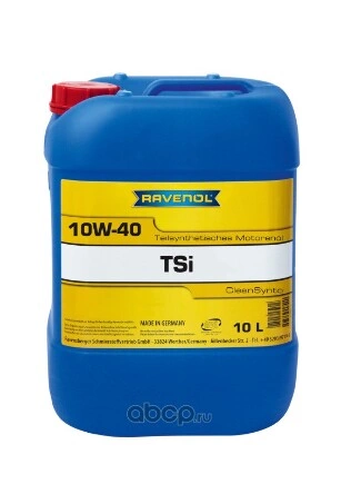 Масло моторное Ravenol TSI 10W-40 полусинтетика 10 л купить 9 367 ₽