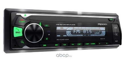 Автомагнитола PROLOGY CMX-175 ,USB, AUX ,BT,зеленый свет купить 2 337 ₽