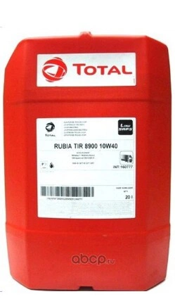 Масло моторное TOTALENERGIES Rubia TIR 8900 10W-40 20 л купить 19 133 ₽