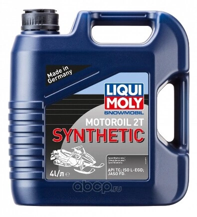 Масло моторное LIQUI MOLY Snowmobil 2T TC FD L-EGD синтетическое 4 л купить 6 401 ₽