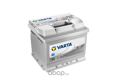 Аккумулятор VARTA Silver Dynamic 52 А/ч обратная R+ C6 207x175x175 EN520 А купить 17 442 ₽