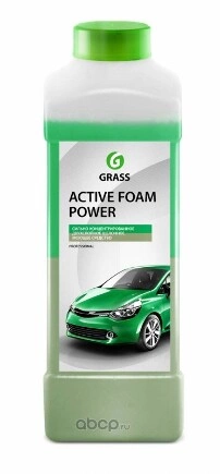 Автошампунь Active Foam Power для бесконтактной мойки 1л GRASS купить 520 ₽