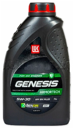 Масло моторное Лукойл Genesis Armortech DX1 5W-30 синтетическое 1 л купить 745 ₽