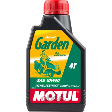 Масло моторное 4T Motul Garden 10W30 минеральное 0,6 л купить 777 ₽