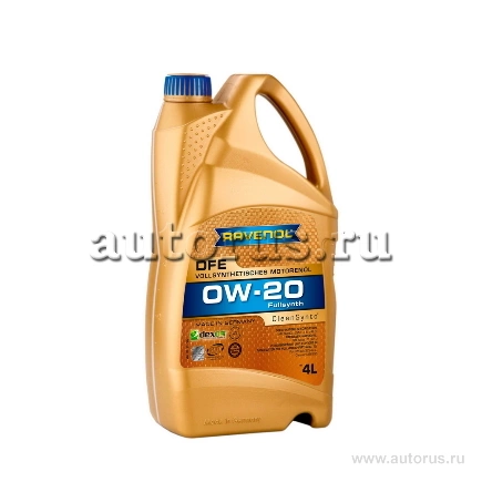 Моторное масло RAVENOL DFE SAE 0W-20 (4л) new купить 7 920 ₽