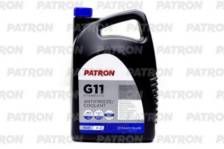 Антифриз PATRON Blue G11 готовый -40C синий 5 кг купить 1 165 ₽