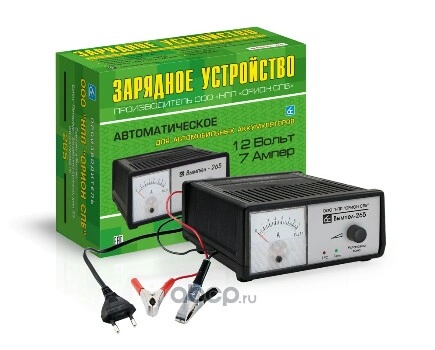 Зарядное устройство автомат, 0-7А, 12В, стрелочный амперметр Вымпел-265 купить 2 331 ₽