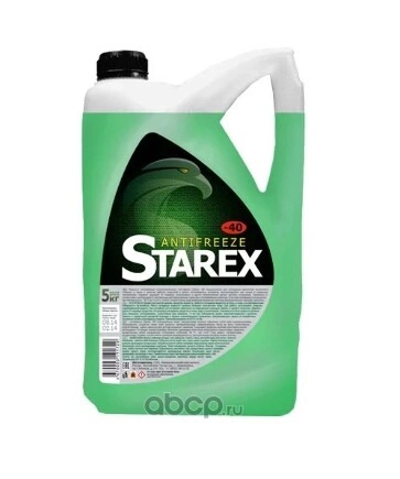 Антифриз STAREX Antifreeze G11 готовый -40C зеленый 5 кг купить 508 ₽