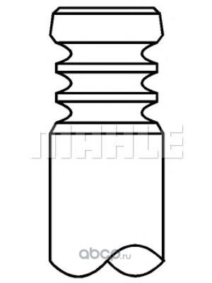 Клапан выпускной CITROEN/PEUGEOT 1,4L 16V /d=5,5mm KNECHT/MAHLE купить 1 350 ₽