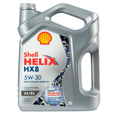 Масло моторное SHELL Helix HX8 A5/B5 5W-30 синтетическое 4 л купить 4 261 ₽