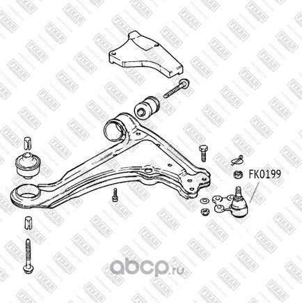 Опора шаровая L=R (нижний рычаг) OPEL VecA/AstF L=R FIXAR купить 651 ₽