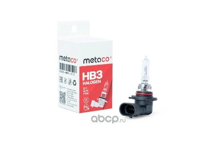 Лампа HB3 12V-60W Стандартная/ P20d Metaco купить 264 ₽