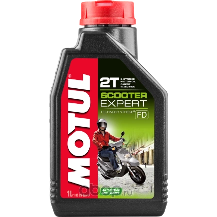 Масло моторное 2T Motul Scooter Expert полусинтетическое 1 л купить 1 167 ₽