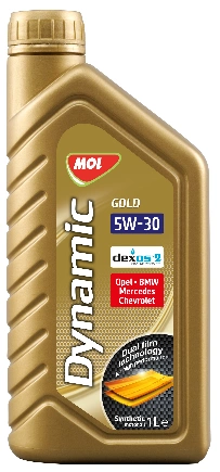 Масло моторное MOL Dynamic Gold 5W-30 синтетическое 1 л купить 1 108 ₽