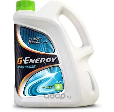 Антифриз G-Energy 40 G11 готовый -40C 5 л купить 925 ₽