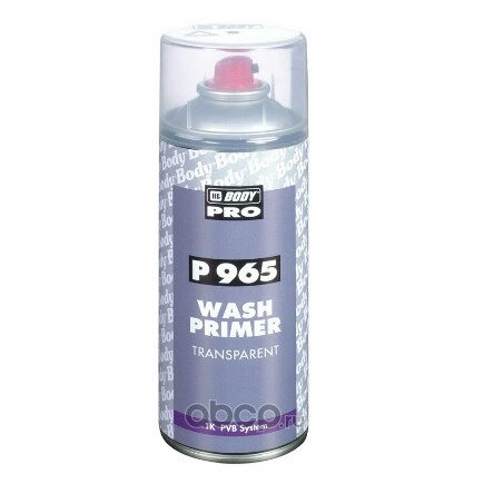 Грунт кислотный прозрачный BODY 965 wash primer 1к 0.4 л. BODY купить 1 036 ₽