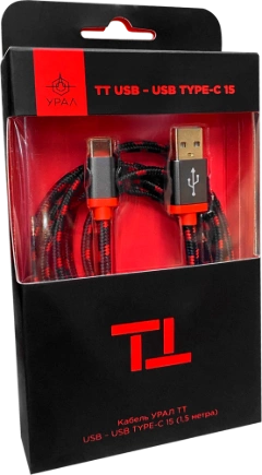 Кабель USB - USB Type-C - 1.5 м, чистая медь УРАЛ ТТ USB-USB TYPE-C 15 Урал купить 449 ₽