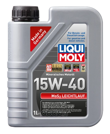 LiquiMoly Мин. мот.масло MoS2 Leichtlauf 15W-40 (1л) купить 1 559 ₽