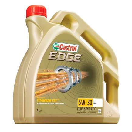 Масло моторное CASTROL EDGE LL 5W-30 синтетическое 4 л купить 5 868 ₽