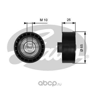 Ролик обводной приводного ремня FORD Transit 2014-> GATES купить 2 608 ₽