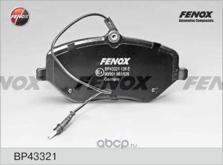 Колодки тормозные передние FENOX купить 3 324 ₽