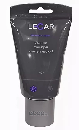 Смазка Солидол синтетический 100 гр. (туба) LECAR купить 77 ₽