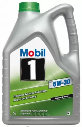 Масло моторное MOBIL 1 ESP 5W-30 синтетическое 5 л 157242/ купить 5 735 ₽