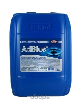 Водный раствор мочевины Sintec AdBlue Diesel Exhaust Fluid 10 л купить 563 ₽