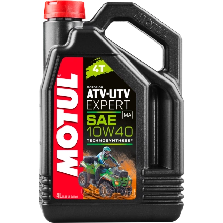 Масло моторное Motul ATV UTV Expert 10W40 полусинтетическое 4 л купить 4 377 ₽