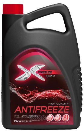 Антифриз X-FREEZE RED G11 готовый -40 красный 3 кг купить 496 ₽