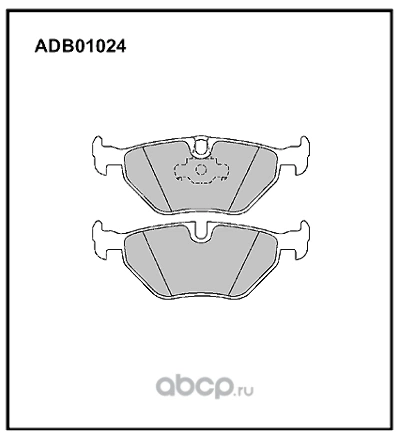 Колодки задние BMW E46/E36/ROVER 75/SAAB 95 ALLIED NIPPON купить 1 804 ₽