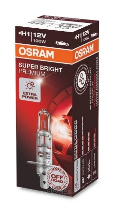 Лампа 12V H1 100W OSRAM OFF-ROAD 1 шт. картон купить 236 ₽