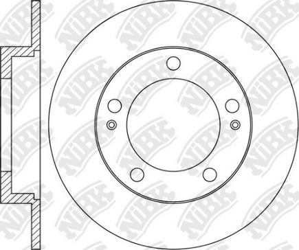 Диск тормозной передний SUZUKI Jimny /D=290mm NIBK купить 4 172 ₽