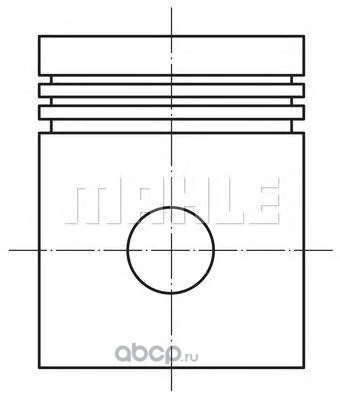 Поршнекомплект (1цилиндр) OPEL Astra G/H/Vectra B/SAAB 93 mot.1,8L KNECHT/MAHLE купить 11 828 ₽