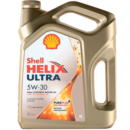 Масло моторное SHELL Helix Ultra A3/B4 5W-30 синтетическое 4 л купить 5 586 ₽