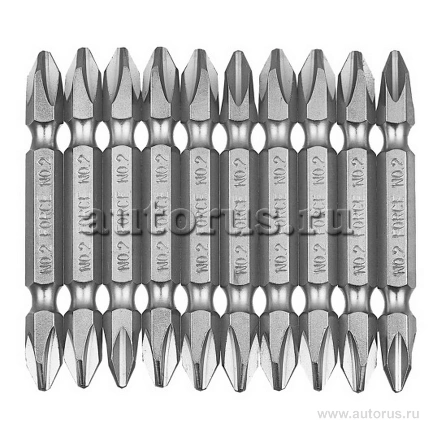 Набор 1/4 бит филипс РН.2, 65 мм 10 предм FORCE купить 873 ₽