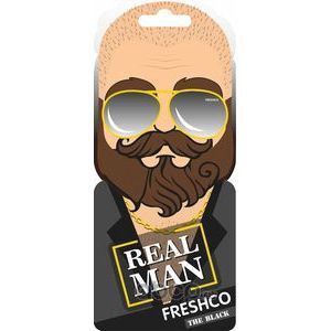 Ароматизатор Территория Мужчин пропитанный пластинка (ТМ Real man) Блэк Freshco купить 75 ₽