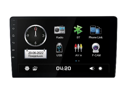 Автомобильная мультимедийная система ADF-7709 ,Car Play Android Auto, BT,1024*600, 9" INCAR купить 7 452 ₽