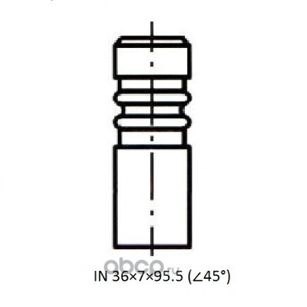 КЛАПАН ДВС VAG 1.9 D/TD (1Y,AAZ,ABL,ADE,ADG,AEF) ZIKMAR купить 719 ₽