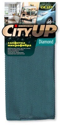 Салфетка микрофибра DIAMOND текстурная универсальная 35x40 см City Up купить 131 ₽