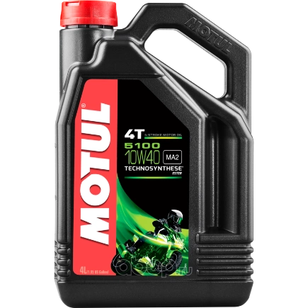 Масло моторное 4T Motul 5100 4T 10W40 полусинтетическое 4 л купить 5 299 ₽