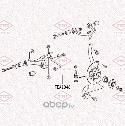 Опора шаровая нижняя L/R MERCEDES W164/W251 06-> TATSUMI купить 1 564 ₽