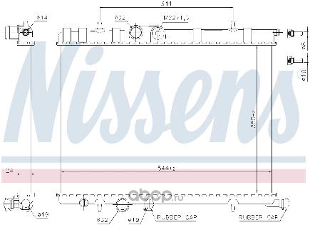 Радиатор основной NISSENS купить 7 311 ₽