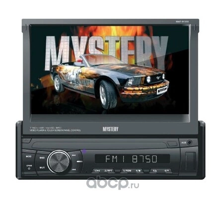 Автомагнитола Mystery MMTD-9122S, 1 DIN, 7", DVD, MP3, USB, 4x50 Вт, купить 10 142 ₽